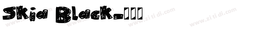 Skia Black字体转换